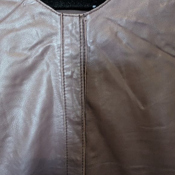 Rebecca Taylor Runway leather mini dress purple sz 4 - Picture 7 of 10